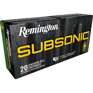 ington Subsonic 45-70 Government 300 Grain Bonded Jacketed Hollow Point Box Of 20 Ammo