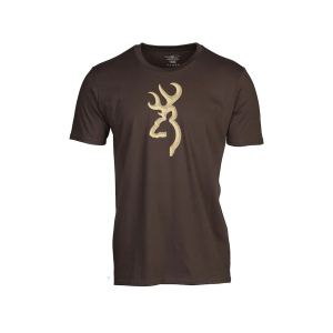 Browning Browning Men's HT Buckmark Short Sleeve Crew Neck T Shirt Brown 2XL - $18.74 at MidwayUSA