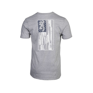 Browning Browning Men's Legacy Flag Short Sleeve Crew Neck T Shirt Heather Gray Medium - $18.74 at MidwayUSA