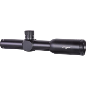 Athlon Optics Talos HMR Rifle Scope 30mm Tube 1x 24mm Center-X MOA Reticle Black