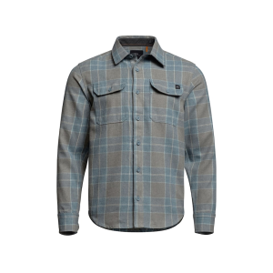 Sitka Gear Sitka Gear Men's Hardwood Heavyweight Flannel Shirt Gravel Blue Fall Plaid Large - $129.00 at MidwayUSA