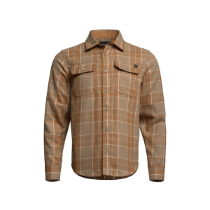 Sitka Gear Sitka Gear Men's Hardwood Heavyweight Flannel Shirt Sequoia Brown Fall Plaid XL - $129.00 at MidwayUSA
