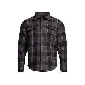 Sitka Gear Sitka Gear Men's Hardwood Heavyweight Flannel Shirt Iron Gray Fall Plaid 2XL - $129.00 at MidwayUSA