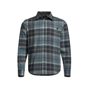 Sitka Gear Sitka Gear Men's Ashland Lightweight Flannel Shirt Midnight Spruce Plaid Large - $109.00 at MidwayUSA