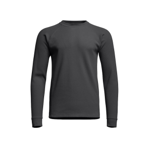 Sitka Gear Men's Waffle Crew Sweatshirt Iron Gray Medium