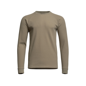 Sitka Gear Men's Waffle Crew Sweatshirt Oak Medium