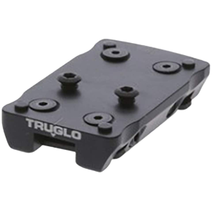TRUGLO Universal Shotgun Vent Rib Red Dot Mount Docter Pattern Matte Black