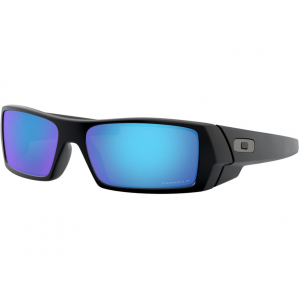 OAKLEY Men's Gascan Polarized Sunglasses Matte Black Frame Prizm Sapphire Lens
