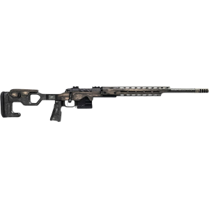 Fierce Firearms MTN Reaper 2.0 Bolt Action Rifle 22 Creedmoor 18" Carbon Fiber Threaded Barrel Distressed Frame Bronze Folding Stock