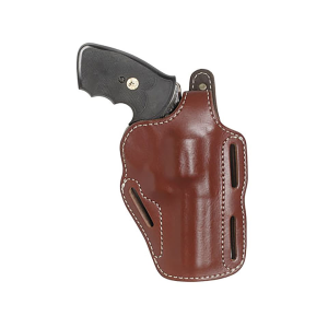 Triple K 570 Woodsman OWB Holster Right Hand Colt Python, Trooper 6" Leather Walnut Oil
