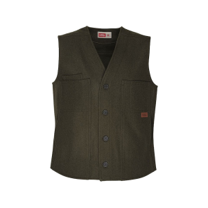 STORMY KROMER Men's Button Vest Olive Medium