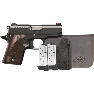 Kimber Micro 9 RTC Bundle 9mm Luger Pistol 3.15" Barrel 7+1 Round Black Slide Rosewood Grip Matte Frame