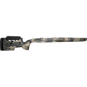 Grayboe Core Rifle Stock System Right Hand Universal Mini Chassis Inlet Carbon Dune Camo