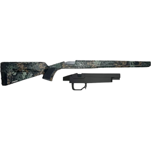 Grayboe Flagstaff Rifle Stock with Mini Chassis System Right Hand Pine Camo Short Action Ruger American