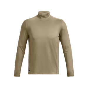 Under Armour Under Armour Men's Tactical Coldgear Long Sleeve Mock Neck Base Layer Shirt Federal Tan/Black Large - $60.00 at MidwayUSA