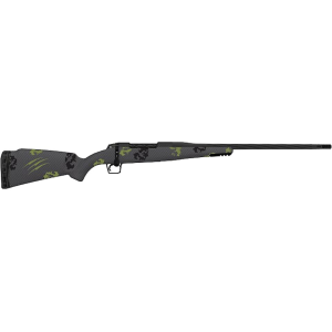 Fierce Firearms Twisted Rogue XP Bolt Action Rifle 25 Creedmoor 22" Fluted Black Threaded Barrel Black Frame Forest Field Stock
