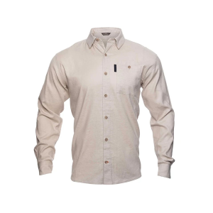 First Lite Men's Horizon Hemp Long Sleeve Shirt Sand Large