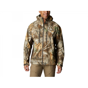 Columbia Men's Trophy Rack Silent Rain Jacket Realtree EDGE Medium