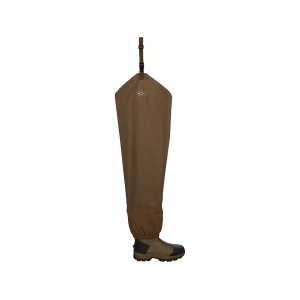 DRAKE EST Waterfowlers Hip Waders Rubber/ Synthetic Brown Men's 13 D