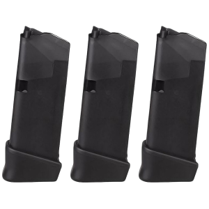 Glock 26 Gen 5 Magazine 9mm Luger 12-Round Polymer Black 3PK