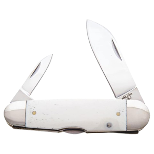 Bear & Son Bear & Son Piranha Pocket Knife 2.75" Drop Point 440 Satin Blade Bone Handle White - $82.99 at MidwayUSA