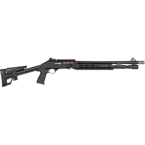 Panzer Arms M4 Speed Pro Breacher Semi Automatic 12 Gauge Shotgun 18.5" Black Barrel Black Pistol Grip