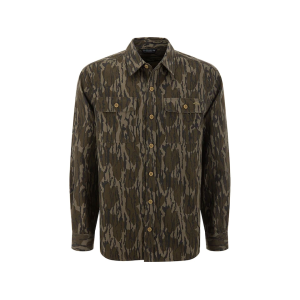 Drake Men's Legacy Long Sleeve Flannel Shirt Mossy Oak Original Bottomland 2XL