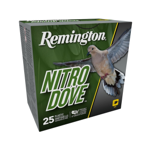 Remington Nitro Dove 20 Gauge Ammo 2-3/4 #8 Lead Shot 1 Oz Case Of 250 (10 Boxes Of 25) ington Nitro Dove 20 Gauge 2-3/4 #8 Lead Shot 1 Oz Case Of 250 (10 Boxes Of 25) Ammo