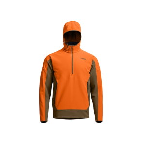 Sitka Gear Men's Alpha Fleece Hoodie Blaze Orange/Coyote 2XL