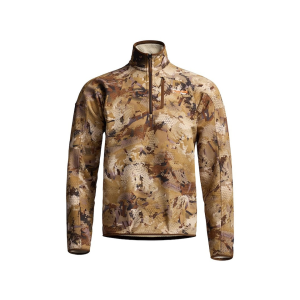 Sitka Gear Men's Alpha Fleece Quarter Zip Shirt Optifade Marsh Medium