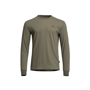 Sitka Gear Sitka Gear Men's Antler Evo Long Sleeve Crew Neck T Shirt Dark Green Sage Large - $45.00 at MidwayUSA