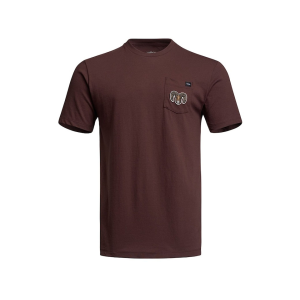 Sitka Gear Sitka Gear Men's Species Short Sleeve Crew Neck T Shirt Cherry Wood 2XL - $40.00 at MidwayUSA