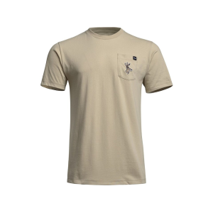 Sitka Gear Sitka Gear Men's Species Short Sleeve Crew Neck T Shirt Light Tan Large - $40.00 at MidwayUSA