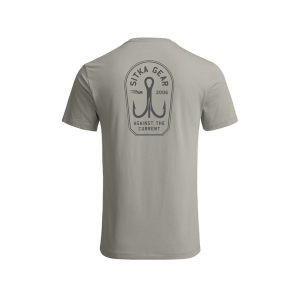 Sitka Gear Sitka Gear Men's Treble Crest Short Sleeve Crew Neck T Shirt Pebble Gray 2XL - $35.00 at MidwayUSA