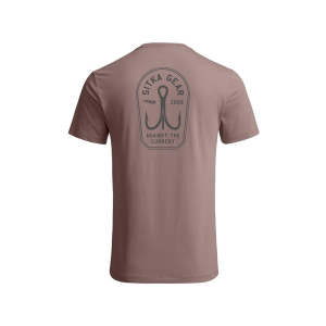 Sitka Gear Sitka Gear Men's Treble Crest Short Sleeve Crew Neck T Shirt Peppercorn Brown Medium - $35.00 at MidwayUSA