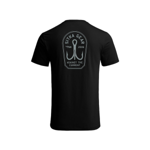 Sitka Gear Sitka Gear Men's Treble Crest Short Sleeve Crew Neck T Shirt Sitka Black XL - $35.00 at MidwayUSA