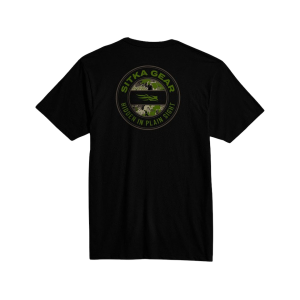 Sitka Gear Sitka Gear Men's Hidden Optifade Short Sleeve Crew Neck T Shirt Black Cover XL - $35.00 at MidwayUSA