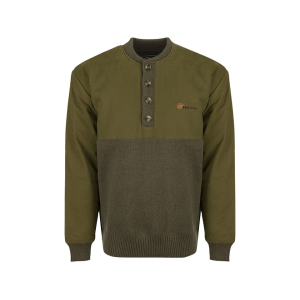 MCALISTER Men's Waterfowler's Henley Sweater Tan Medium