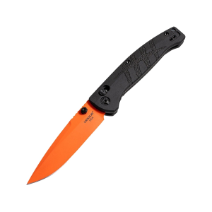 Hogue Hogue Mysto Pocket Knife 3.4" Drop Point CPM MagnaCut Orange Cerakote Blade Richlite Handle Black - $184.46 at MidwayUSA
