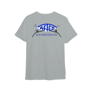 Aftco AFTCO Men's 80's Offshore Short Sleeve Crew Neck T Shirt Cement Medium - $32.00 at MidwayUSA