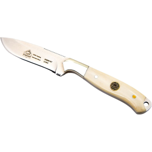 PUMA SGB Caping Fixed Blade Knife 2.5" Caping 1.4116 Satin Blade Bone Handle White