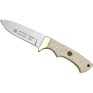 PUMA SGB Blacktail Fixed Blade Knife 3.2" Drop Point 1.4116 Satin Blade Bone Handle White