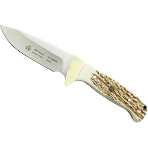 PUMA SGB Clearcut Commando Fixed Blade Knife 4.4" Drop Point 1.4116 Satin Blade Polyoxymethylene (POM) Handle Tan