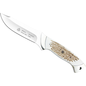 PUMA SGB Griz Fixed Blade Knife 4.6" Clip Point 1.4116 Satin Blade Polyoxymethylene (POM) Handle Tan