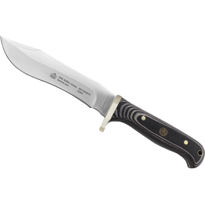 Puma PUMA SGB Buffalo Hunter Fixed Blade Knife 5.7" Clip, Recurve 1.4116 Satin Blade G-10 Handle Black - $92.99 at MidwayUSA