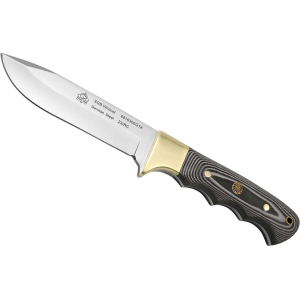 Puma PUMA SGB Wildcat Fixed Blade Knife 4.6" Drop Point 1.4116 Satin Blade G-10 Handle Black - $92.99 at MidwayUSA