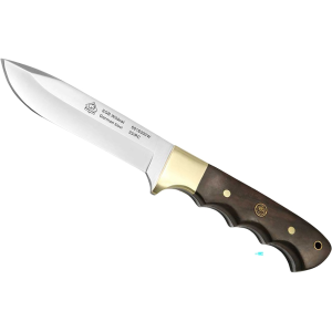 Puma PUMA SGB Wildcat Fixed Blade Knife 4.6" Drop Point 1.4116 Satin Blade Jacaranda Wood Handle Dark Brown - $83.99 at MidwayUSA