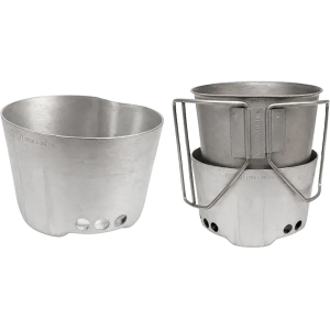 Military Surplus Military Surplus US GI Canteen Cup Stove Grade 1 Stainless Steel - $9.99 at MidwayUSA