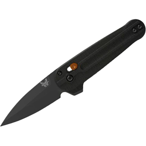 Benchmade Lowden Pocket Knife 2.79" Spear Point CPM-S90V Black Blade G-10 Handle Black