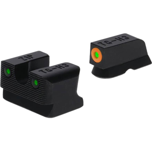 TRUGLO Tritium Pro Sight Set for CZ P09 Orange